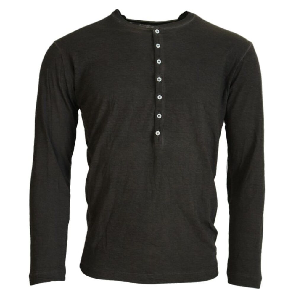 Dsquared² Gray Cotton Linen Long Sleeves Pullover Men's Sweater